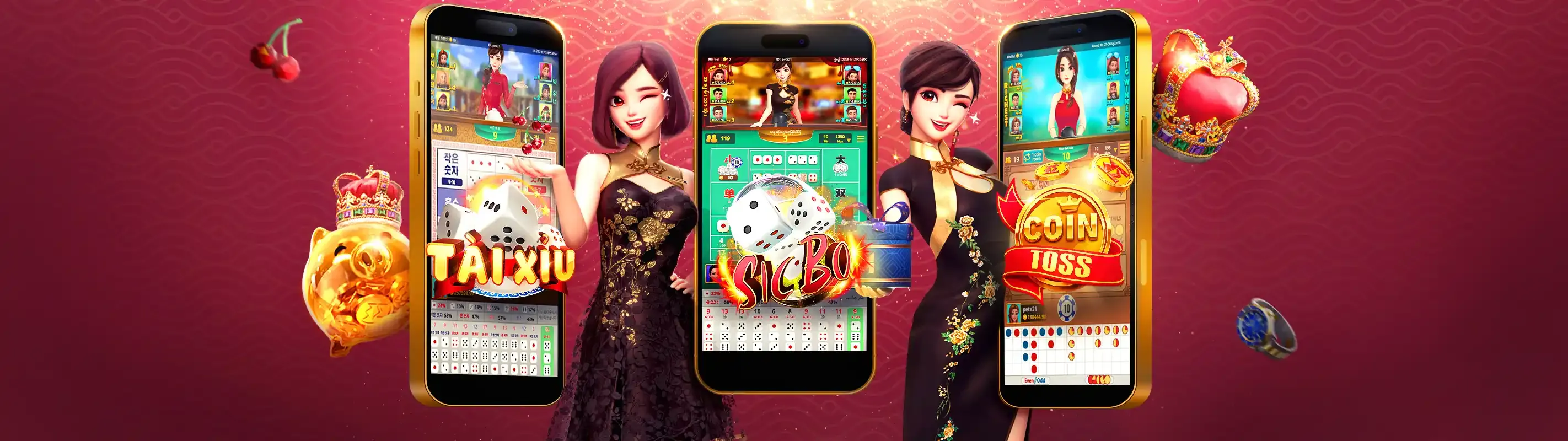 Bánh xe Roulette sang trọng với các chip vàng trên nền bet 52
